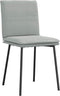 vidaXL - Eetkamerstoelen - 2 - st - fluweel - lichtgrijs