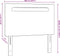 vidaXL - Hoofdbord - Simpel - Design - Zwart - 100 - cm - Kunstleer