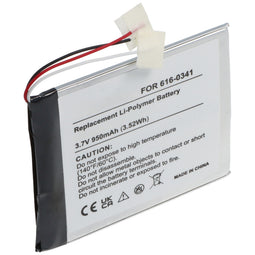 Li-polymer battery - 950mAh (3.7V) - for MP3 players, music players such as Apple 07-001-01, 616-033