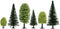 NOCH Hobby 26811 Set bomen Gemengd bos 50 tot 140 mm 25 stuk(s)