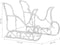 vidaXL - Kerstdecoratie - rendieren - en - slee - 280x28x55 - cm - acryl