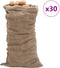 Jutezakken 30 stuks 220 g/m² 65x135 cm 100% jute
