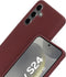 Mobiparts Samsung Galaxy S24 - Silicone Cover - Soft-touch - Plum Red
