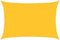 vidaXL - Zonnezeil - 160 - g/m² - rechthoekig - 3,5x5 - m - HDPE - geel