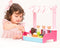 New Classic Toys® - Speelgoedwinkeltje IJskraam - Inclusief 3 hoorntjes 3 bolletjes ijs 3 ijslolly's en ijsschep - Hout (1 stuk)