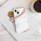 Selencia Aurora Fashion Backcover geschikt voor de Samsung Galaxy A53 - Duurzaam hoesje - 100% gerecycled - Wit Marmer