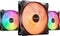 be quiet! LIGHT WINGS LX - Case Fan - 120mm - 87.5 cfm - 1600 rpm - 25.5 dBA - ARGB LED - zwart (3-pack)