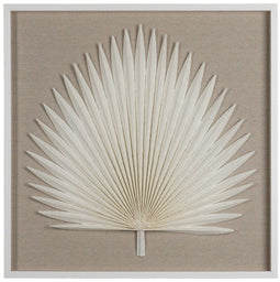 Canvas Deco Wit Taupe 80 x 4 x 80 cm