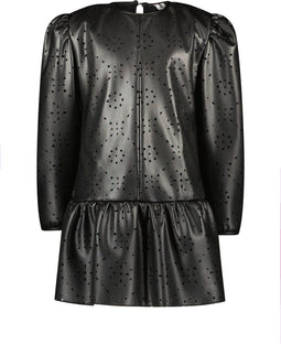 B. Nosy Y208-5847 - Meisjes Jurk - Leather look - Maat 158/164