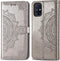 iMoshion Hoesje Geschikt voor Samsung Galaxy M51 Hoesje Met Pasjeshouder - iMoshion Mandala Bookcase - Grijs
