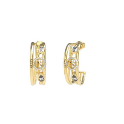 Guess Jewellery 4G LIGHT - Ooringen met kristallen - Goudkleurig