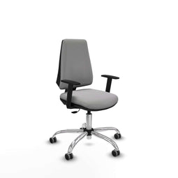 Piqueras y Crespo B1D056G - Bureaustoel - Verstelbare hoogte met armleuning - Lichtgrijs