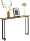 SoBuy FSB50-PF - Consoletafel - Zwart metalen frame en spaanplaatblad - 120x20x75cm