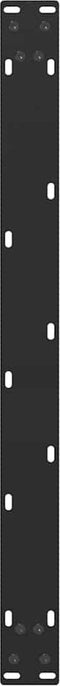 vidaXL - Salontafelpoten - 2 - st - U-vormig - 70x(42-43) - cm - staal - zwart