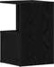 vidaXL - Nachtkastjes - 2 - stuks - Zwart - Eiken - 35x35x55 - cm - Geengineerd - Hout