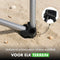 Travelhawk Campingstoel - Opvouwbaar - 120KG Draagvermogen - Zwart (1-Pack)