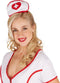 dressforfun - Verpleegster L - Kostuum met ritssluiting en kap - Carnaval