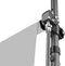 tectake® Klemluifel - Balkonluifel - UV-bestendig - Waterafstotend - Breedte 350 cm - Lichtgrijs