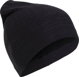GripGrab Freedom Warp Knitted Beanie - Seamless Fiets Muts - Unisex - Zwart - One Size