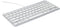R-Go Tools Compact - Toetsenbord Membraan - Ergonomisch - Azerty BE - Wit