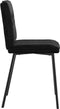 vidaXL - Eetkamerstoelen - 2 - st - fluweel - zwart