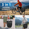 Kioto Fietstas - Enkel - 100% Waterdicht - 25 liter - Zwart (1x)