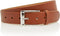 Timbelt Leren Unisex Riem - Riemstrook 3,5 cm breed - Casual Look - Echt Leer - Cognac - Riemmaat 105