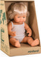 Miniland - Europese pop met gehoorapparaat. 38 cm