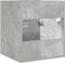 vidaXL - Wastafelkast - 41x38,5x46 - cm - bewerkt - hout - betongrijs