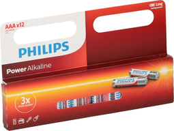 Philips LR03P12W/10 - Alkaline Batterijen AAA - 12 stuks (12 stuks)