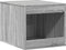 vidaXL - Kattenbakkast - 47x59x42 - cm - bewerkt - hout - grijs - sonoma - eikenkleur