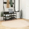 vidaXL - Vloerkleed - HUARTE - laagpolig - zacht - wasbaar - Ø - 160 - cm - beige