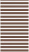 vidaXL - Zebra - rolgordijn - 135x230 - cm - stofbreedte - 130,9cm - polyester - bruin