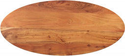 vidaXL - Tafelblad - ovaal - 80x40x2,5 - cm - massief - acaciahout