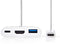 Nedis CCGB64765WT02 - USB 3.2 Gen 1-kabel - HDMI + USB-C - Wit