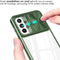 imoshion Hoesje Geschikt voor Samsung Galaxy A23 (5G) Hoesje - imoshion Camslider Backcover - Donkergroen