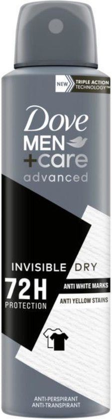Dove Men+Care - Deodorant Spray - Invisible Dry - 150ml