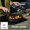 COOCK 19-Delige Pannenset - Gezond Koken - Zwart (19 stuks)