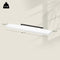 Woltu zwevende wandplank - 120 x 22,9 x 3,8 cm - MDF - modern - wit
