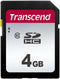 Transcend SDHC 300S - Geheugenkaart - 4GB - V30 (0760557842767)