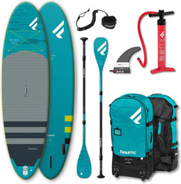2023 Fanatic Fly Air Premium 10'8" Inflatable SUP Package - Board, Ba