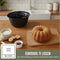 COOCK Tulband - Bakvorm - Antiaanbaklaag - 23 cm Diameter - Incl. Deegschraper & E-Book