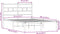 vidaXL - Bedframe - zonder - matras - metaal - gerookt - eikenkleurig - 135x190 - cm