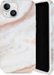 Selencia iPhone 15 - Backcover - 100% gerecycled - Wit Marmer