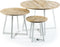Furntastik Fuzeta Salontafel, set van 3, golden pure