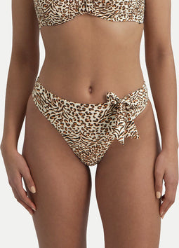 CYELL Leopard Love - Bikinibroekje hoog - Panterprint - Maat 40