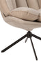 J-Line stoel Relax Kussen - textiel/metaal - beige