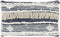 Kussen DKD Home Decor Strepen Zwart Polyester Katoen Aluminium Wit Indiaas (60 x 15 x 40 cm)