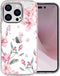 imoshion Hoesje Geschikt voor iPhone 14 Pro Hoesje Siliconen - imoshion Design hoesje - Roze / Blossom Watercolor
