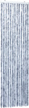 vidaXL - Vliegengordijn - 56x200 - cm - chenille - zilverkleurig